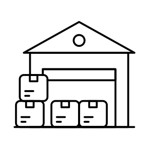 Warehouse, Storehouse, Storeroom, Depot, Depository, icon