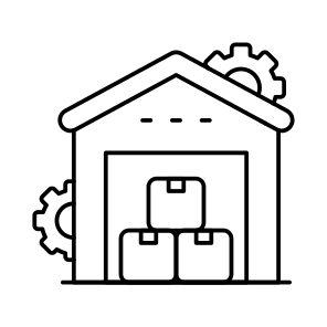 Warehouse, Storehouse, Storeroom, Depot, Depository,,flat icon