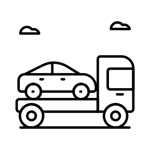 Car Carrier Truck, Car Carrier Trailer, Car Transport, Vehicle, Automobile icon