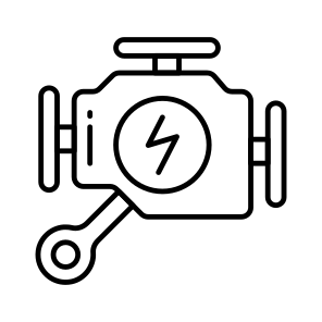 Car Engine, Electric Motor, Car Accessory, Car Equipment, Car Instrument icon
