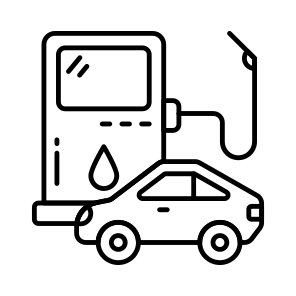 Car Fueling, Petrol Filling, Oil Filling, Petrol Pump, Fuel Station icon