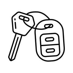 Car Key, Keyring, Key Fob, Access, Keychain icon
