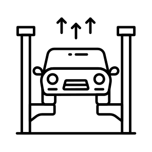 Car Lifter, Hydraulic Ramp, Car Repair, Car Service, Automotive Jack, icon