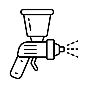 Car Spray Gun, Car Painting, Handheld Tool, Handheld Equipment, Handheld Instrument icon