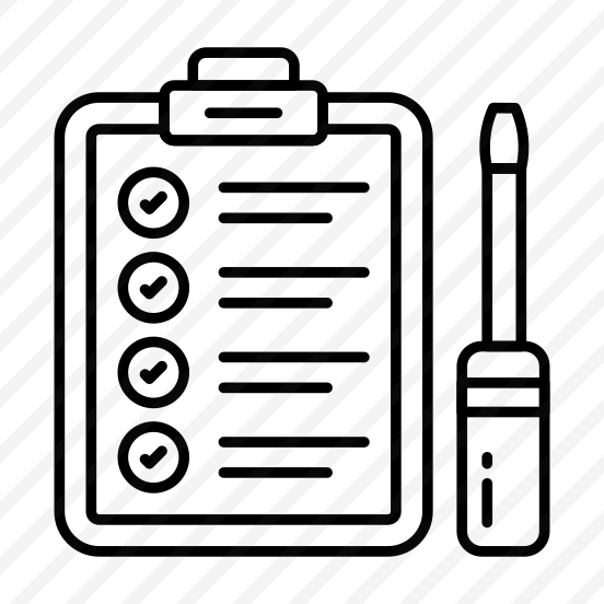 Checklist, Maintenance List, Todo, Worksheet, Agenda preview