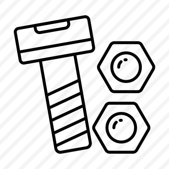 Nut And Bolt, Construction Tool, Construction Equipment, Construction Instrument, Repair Tool preview