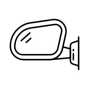Side Mirror, Car Mirror, Reflector, Rear Vision Mirror, Car Accessory icon