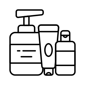 Bathroom Accessories, Hygiene, Cleaning Accessories, Toiletry, Shampoo With Handwash icon
