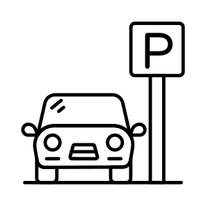 Car Parking, Parking Lot, Parking Board, Vehicle Parking, Automobile Parking, icon