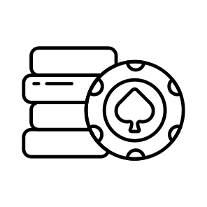 Casino Token, Game Chip, Poker Chip, Gambling, Casino Chip, icon