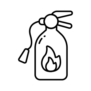 Fire Extinguisher, Fire Hydrant, Fireplug, Firecock, Hydrant Riser, icon
