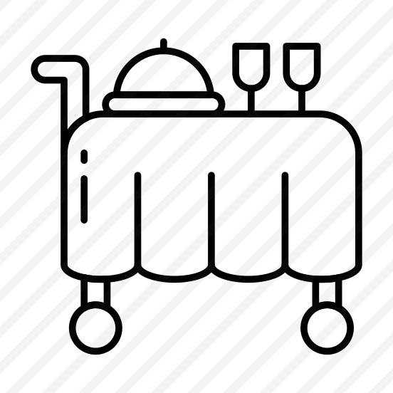 Food Trolley, Hand Trolley, Serving Trolley, Handcart, Food Cart,  preview