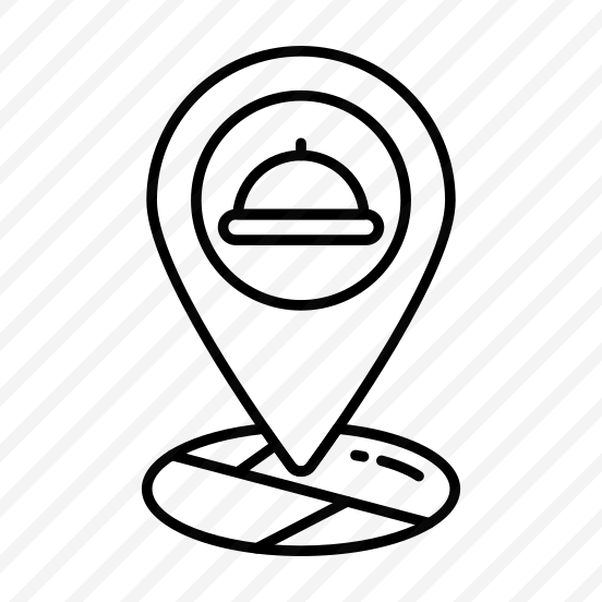 Gps, Food Location, Food Direction, Restaurant Direction, Navigation preview