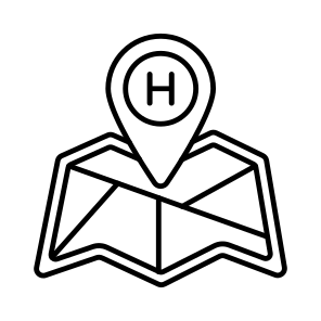 Hotel Location, Hotel Direction, Gps, Navigation, Geolocation, icon