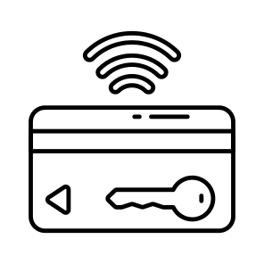 Key Card, Wireless Card, Iot, Internet Of Things, Smart Door Key icon