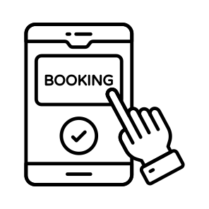 Mobile Booking, Online Booking, Booking App, Digital Booking, Phone App icon