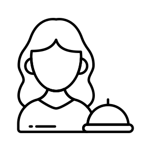 Professional Person, Barwoman, Waitress, Bar Attendant, Bartender icon