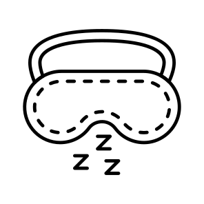 Sleeping Eye Mask, Eyepad, Eyepiece, Eye Protection, Eye Cover, icon