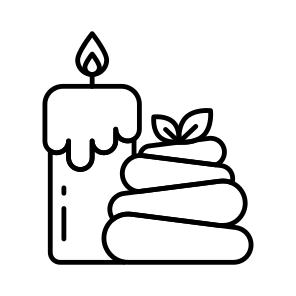 Spa Stones, Hot Stone, Zen Stone, Message Stone, Spa Rocks icon