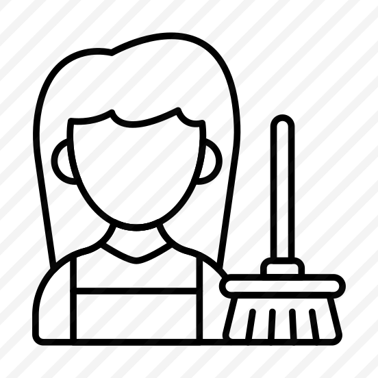 Sweeper, Cleaning Person, Besom, Custodian, Professional Lady  preview