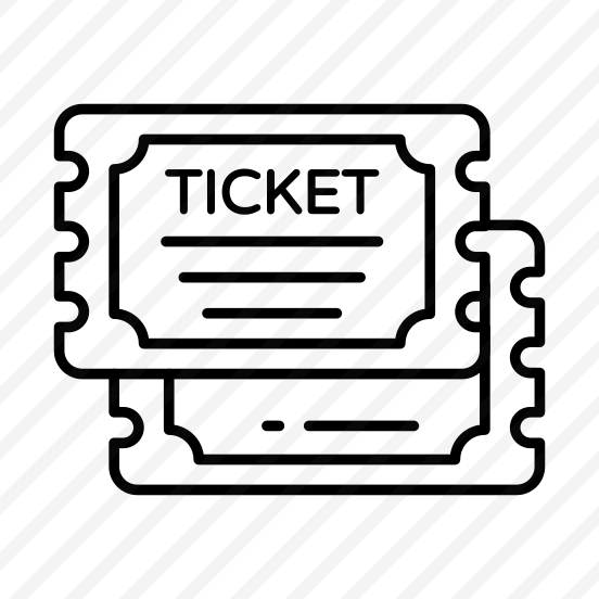 Ticket, Raffle, Voucher, Permit Pass, Travel Pass,  preview