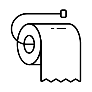 Toilet Paper, Paper Towel, Cleaning Paper, Tissue Papers, Tissue Dispenser icon