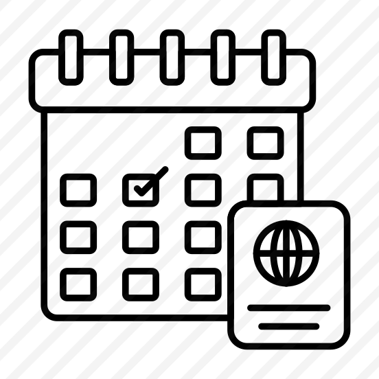 Travel Schedule, Planner, Almanac, Calendar, Travel Schedule  preview