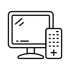Tv, Television, Tv Set, Broadcast Media, Monitor icon