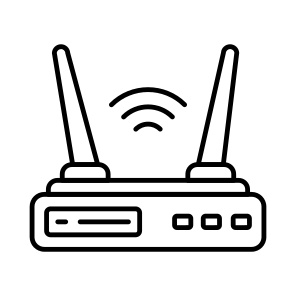 Wifi Router, Modem, Internet Device, Wireless Network, Broadband Connection, icon
