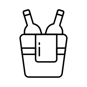 Wine Bucket, Alcohol, Beer, Whisky, Brandy icon