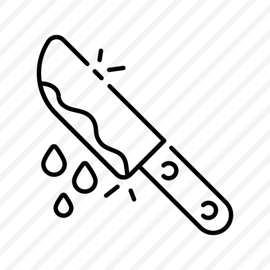 Bloody Knife, Dripping Knife, Murder Tool, Murder Equipment, Weapon  preview