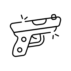 Gun, Pistol, Shooting, Weapon, Firearm icon
