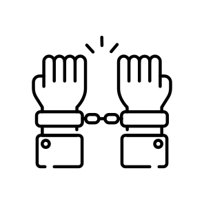 Handcuffs, Manacles, Cuffs, Shackles, Fetters,  icon