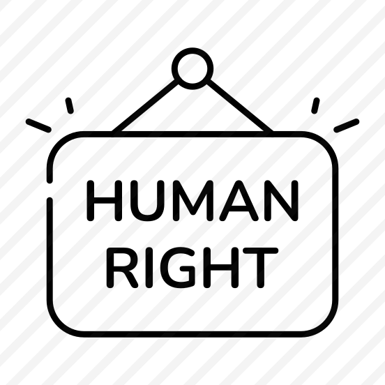 Human Right Board, Roadboard, Hanging Board, Signboard, Information Board,  preview