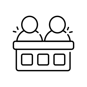 Jury, Committee, Tribunal Panel, Judges, Advisory Group,  icon