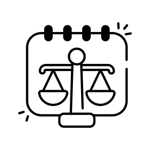 Justice Day, Justice Schedule, Justice Planner, Justice Almanac, Justice Calendar  icon