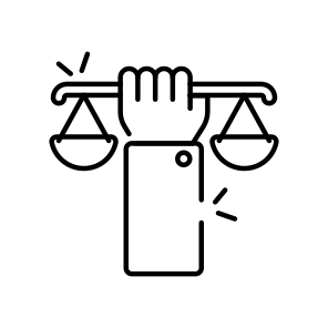 Justice, Equity, Fairness, Law, Justice Scale  icon