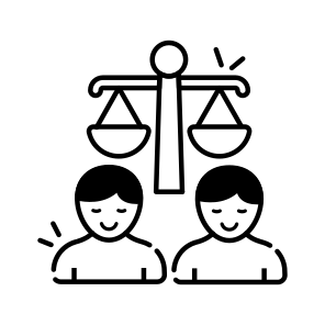Justice, Equity, Fairness, Public Law, Equilibrium  icon