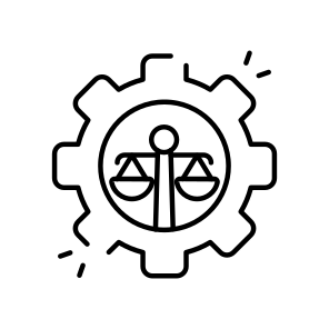 Law Management, Law Development, Justice Management, Justice Development, Law Enforcement  icon