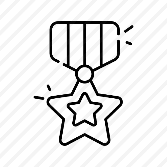 Military Badge, Star Badge, Ranking Badge, Rating Badge, Ribbon Badge  preview