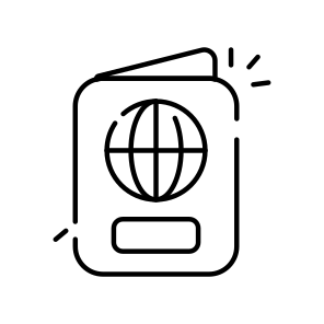 Passport, Visa, Permit, Travel Pass, Identity Pass, icon