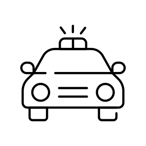 Police Car, Cop Car, Police Vehicle, Automobile, Automotive  icon