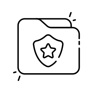 Police Record, Police Folder, Police Document, Police Data, Police Archive  icon