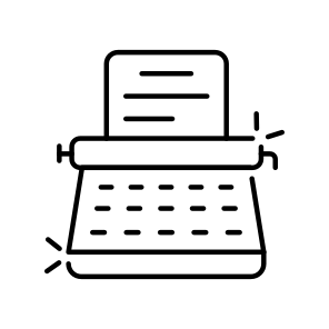 Printer, Typewriter, Compositor, Inkjet, Typographer  icon