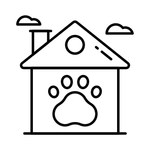 Animal Shelter, Animal Home, Pet House, Doghouse, Pet Shelter icon