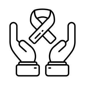 Awareness Ribbon, Cancer Ribbon, Breast Cancer, Folding Ribbon, Human Welfare icon