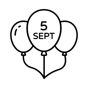 Balloons, September Decoration, Helium Balloons, Party Decor, Decor Accessory icon