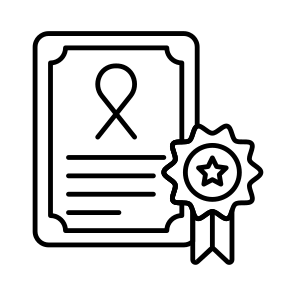 Cancer Certificate, Deed, Credential Document, Degree, Diploma, icon