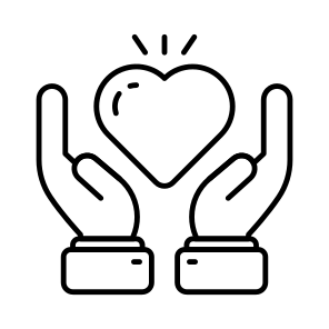 Charity Care, Emotional Support, Donation, Heart Care, Hope icon