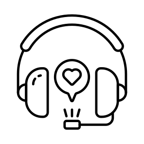 Customer Service, Helpline, Hotline, Customer Support, Love Support icon